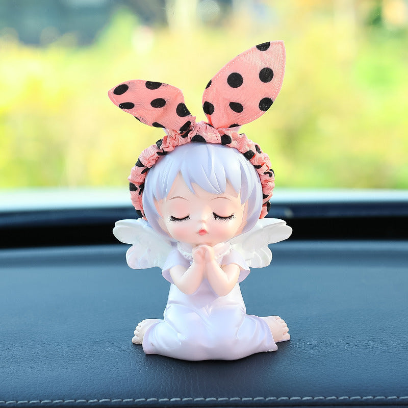 Car Ornaments Cute Angel Car Interior Decoration Supplies