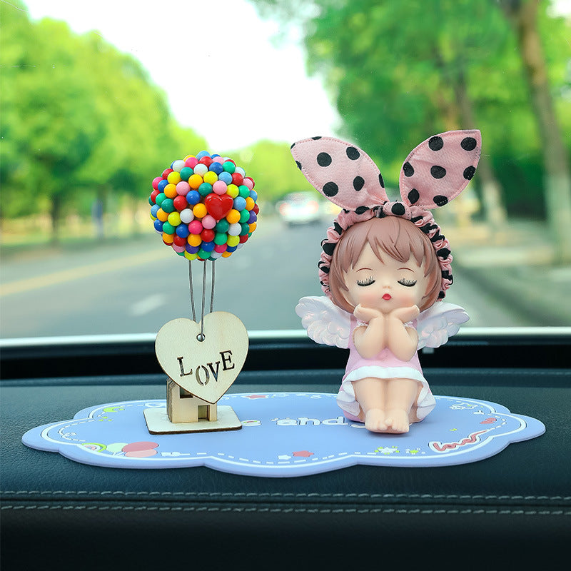Car Ornaments Cute Angel Car Interior Decoration Supplies