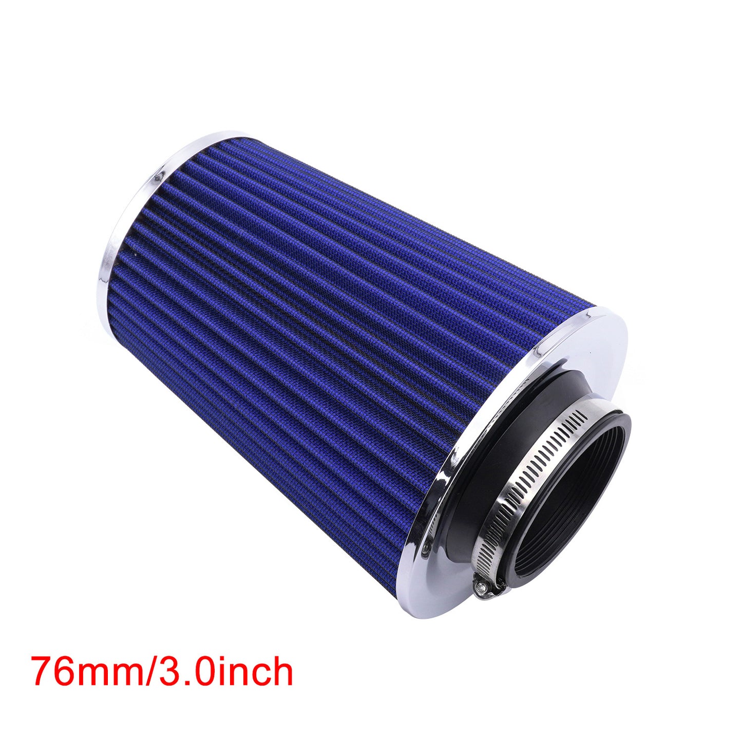 Automotive intake air filter element - mushroom - shaped air filter