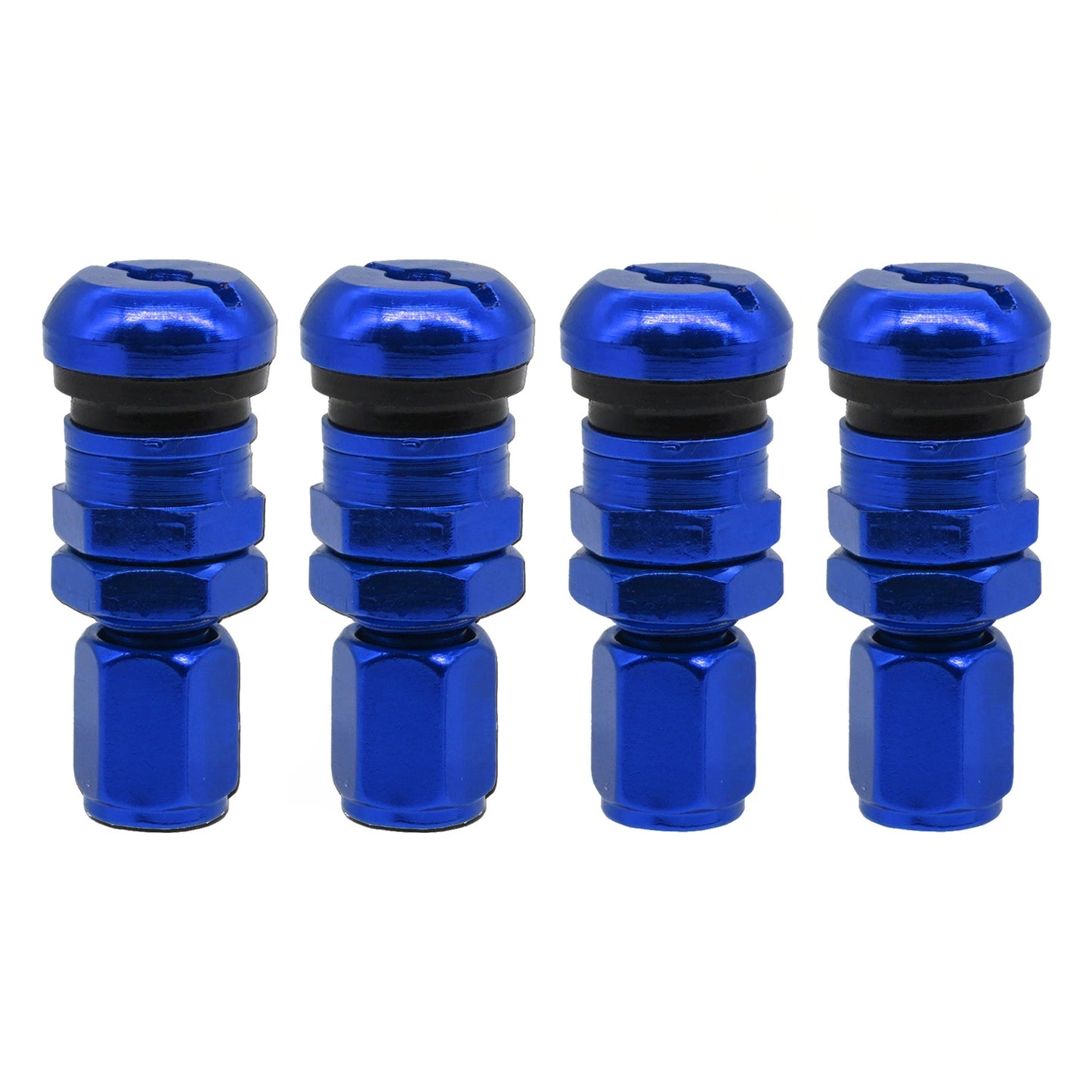 Automobile tire aluminum alloy snap-in valve stem, wheel valve cap, valve core