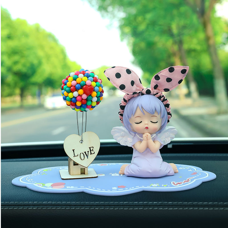 Car Ornaments Cute Angel Car Interior Decoration Supplies