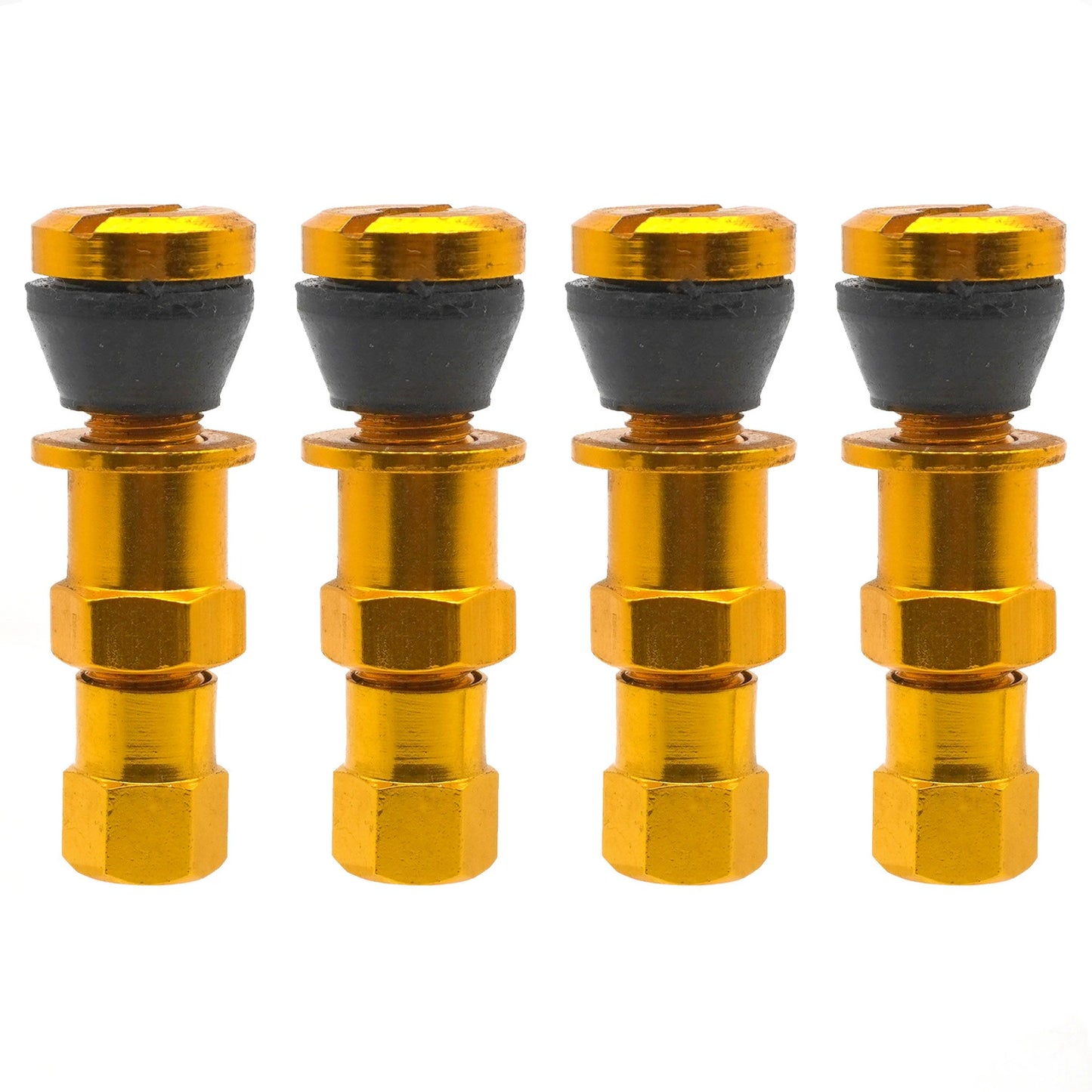 Automobile tire aluminum alloy snap-in valve stem, wheel valve cap, valve core