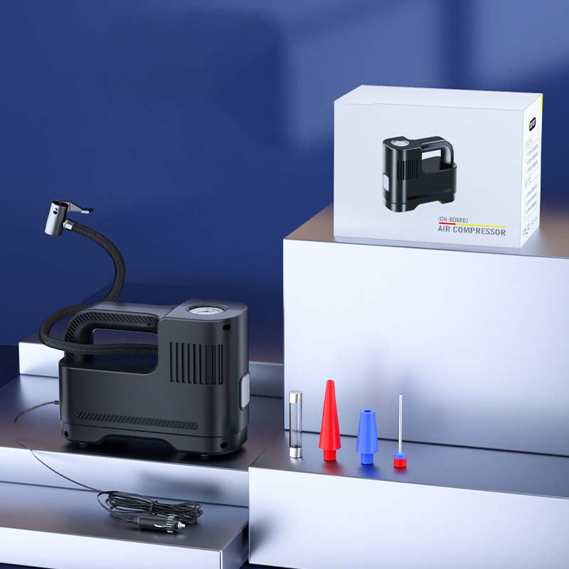 Portable Wireless Smart Car Air Pump – Electric Inflator with Digital Display