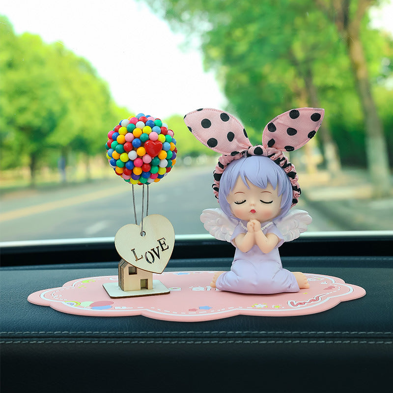 Car Ornaments Cute Angel Car Interior Decoration Supplies