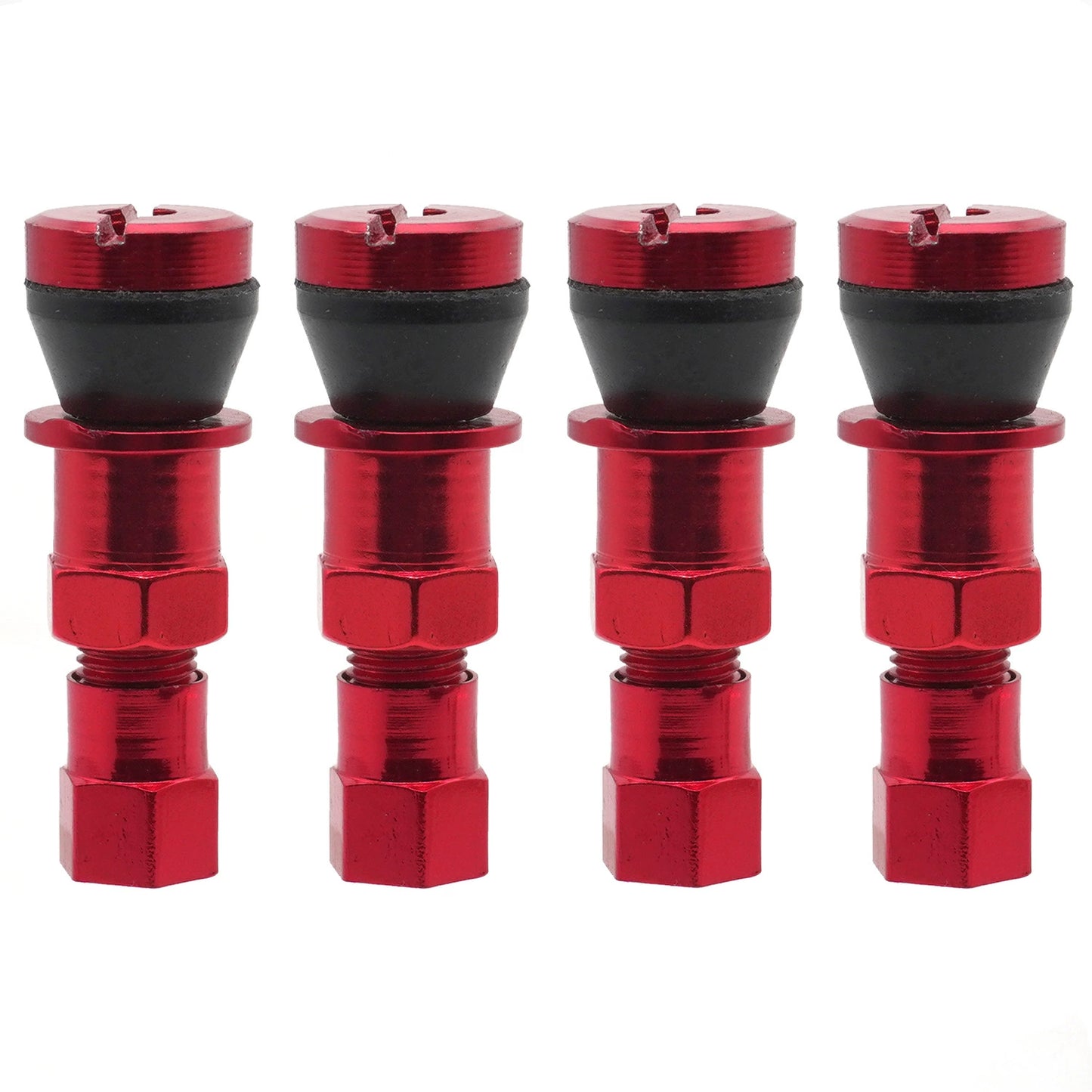 Automobile tire aluminum alloy snap-in valve stem, wheel valve cap, valve core