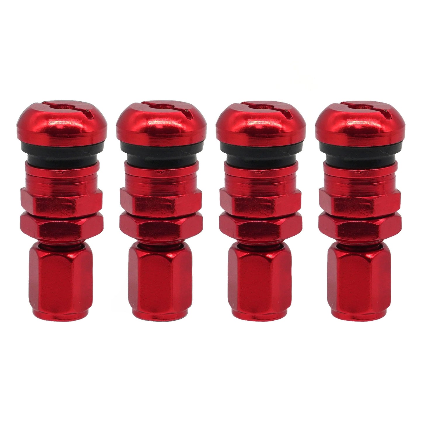 Automobile tire aluminum alloy snap-in valve stem, wheel valve cap, valve core