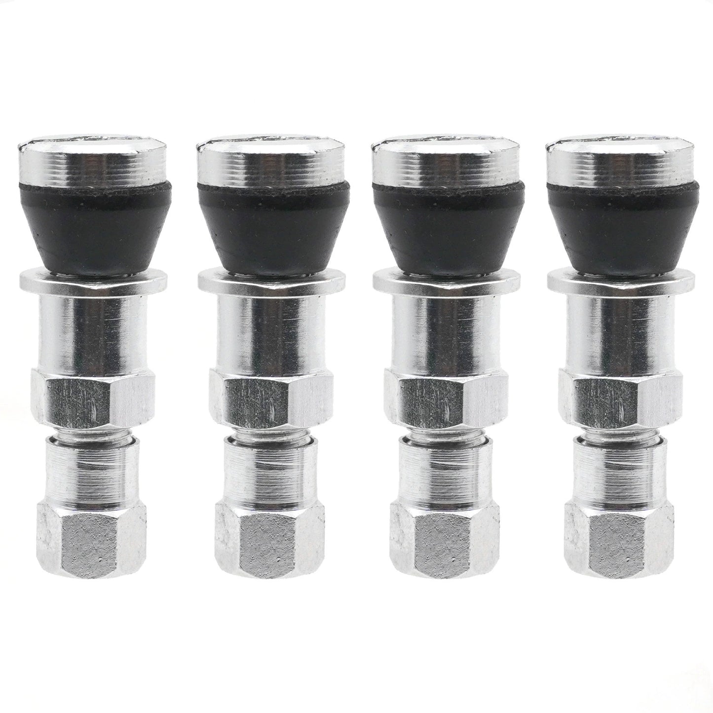 Automobile tire aluminum alloy snap-in valve stem, wheel valve cap, valve core