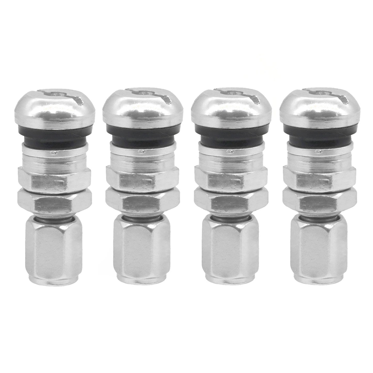 Automobile tire aluminum alloy snap-in valve stem, wheel valve cap, valve core