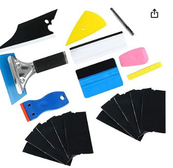 Complete installation kit for automotive window films