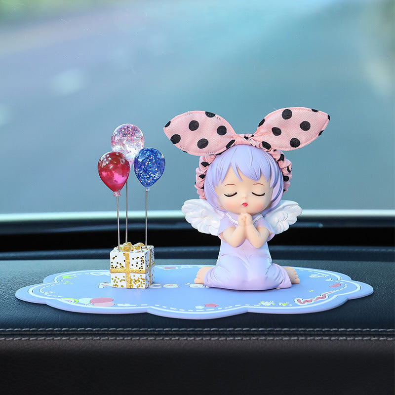 Car Ornaments Cute Angel Car Interior Decoration Supplies