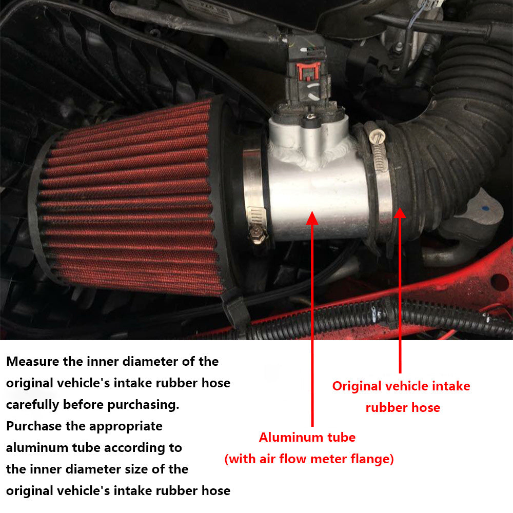 Automotive intake sensor, air flow meter flange, engine modified intake for Chevrolet