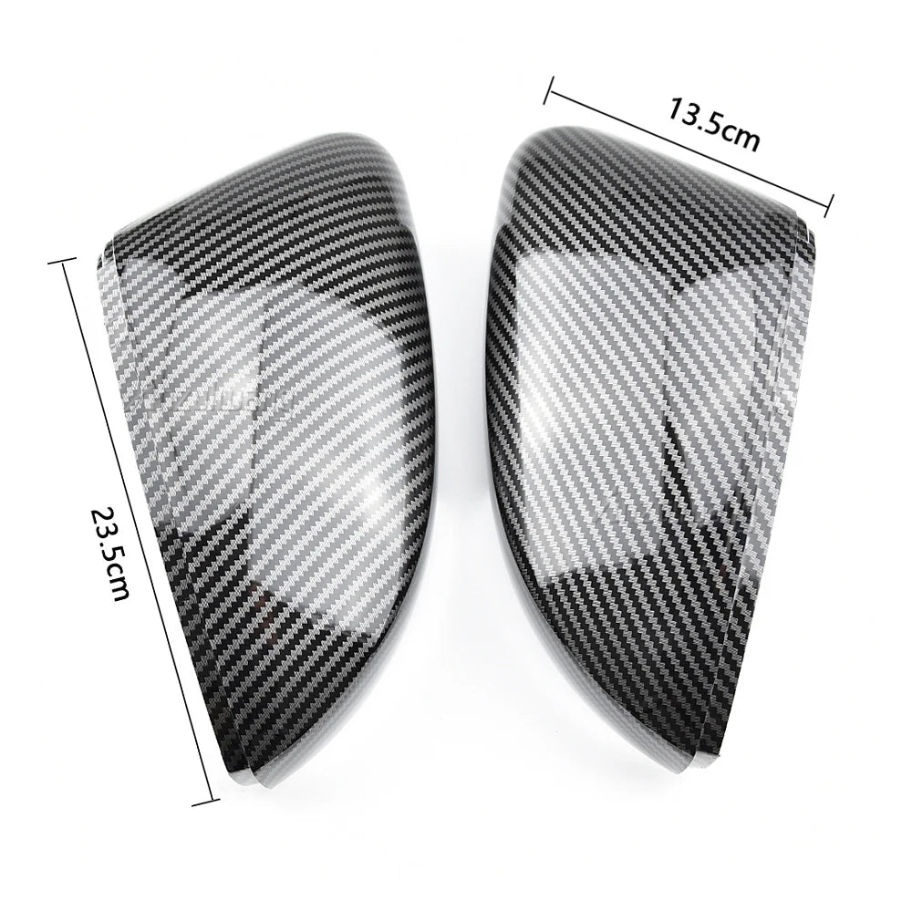 Car Rearview Mirror Cover Caps For VW Polo 6R 6C Side Door Wing Mirror Cover For Volkswagen 2010 2011 2012 2013 2014 2016 2017