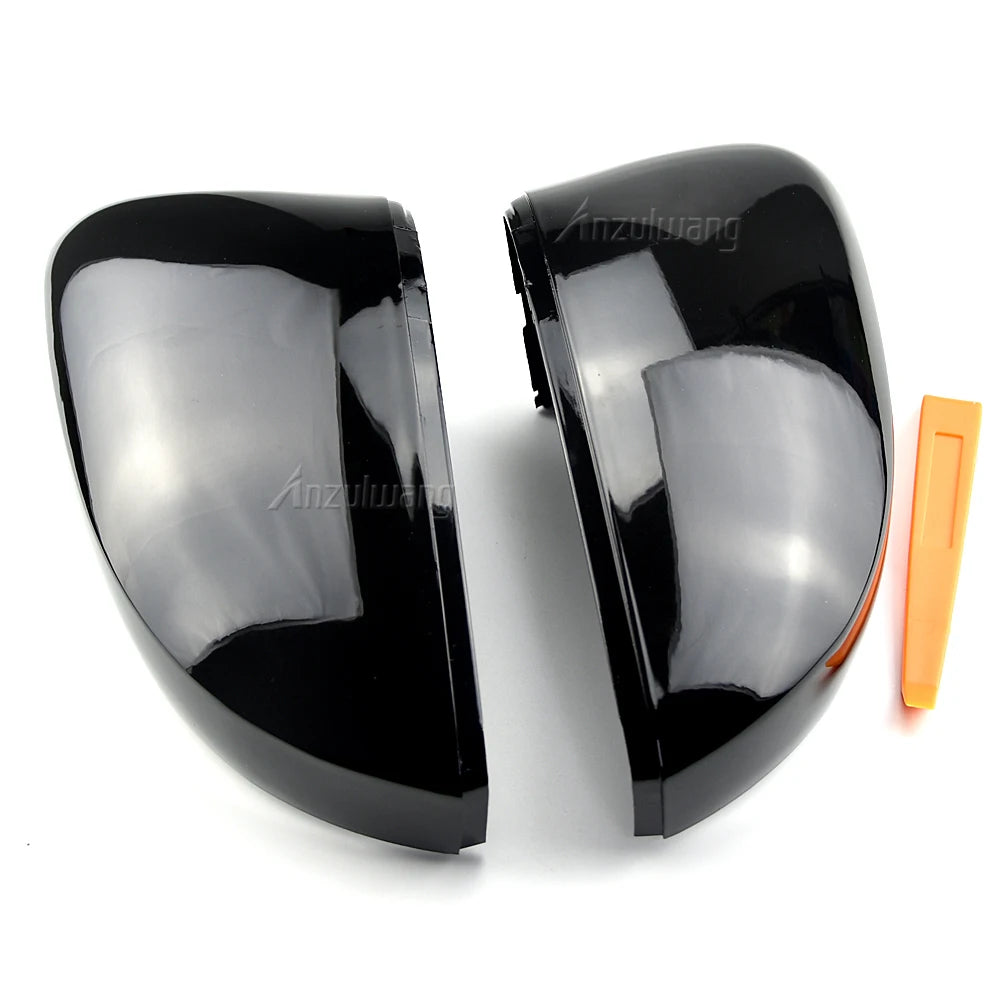 Car Rearview Mirror Cover Caps For VW Polo 6R 6C Side Door Wing Mirror Cover For Volkswagen 2010 2011 2012 2013 2014 2016 2017