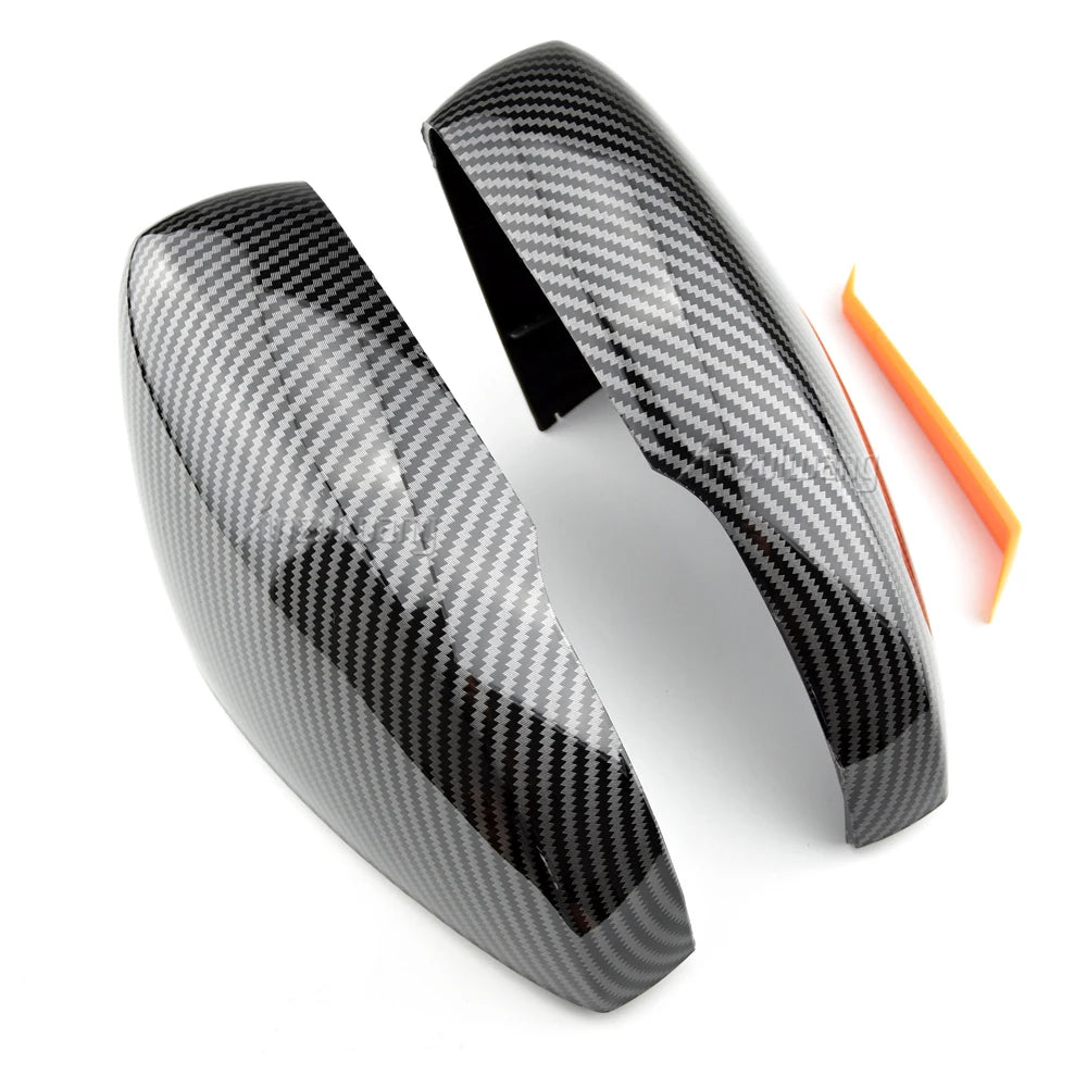 Car Rearview Mirror Cover Caps For VW Polo 6R 6C Side Door Wing Mirror Cover For Volkswagen 2010 2011 2012 2013 2014 2016 2017
