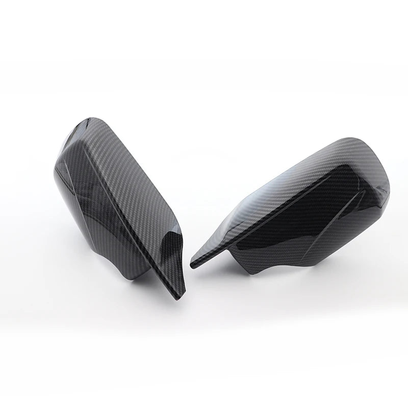 Carbon Fiber Pattern Black Side Mirror cover Caps Replacement for BMW E46 316i 318i 318d 320d 320i 325i 328i 330d 330i 1998-2005