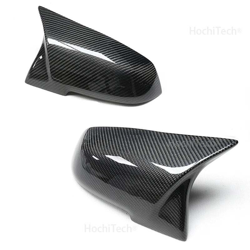 For BMW 3 Series F30 F31 320i 328i 330i 335i Sedan & Touring Auto Car Rear View Side Mirror Cover Trim Carbon Fiber Style