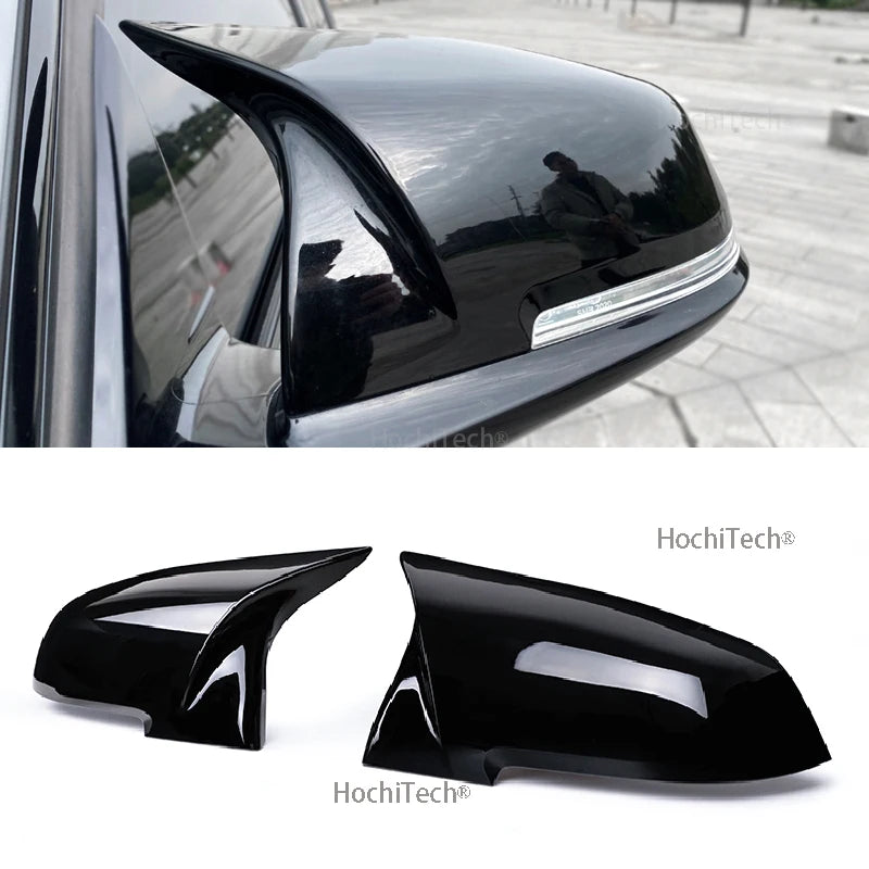 For BMW 3 Series F30 F31 320i 328i 330i 335i Sedan & Touring Auto Car Rear View Side Mirror Cover Trim Carbon Fiber Style