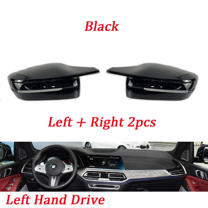 Mirror Cover M Style Car Side Rearview Mirror Cover Cap For BMW 3 4 5 7 8 Series G20 G21 G30 G38 G22 G23 G11 G12 G15 G16 LHD RHD