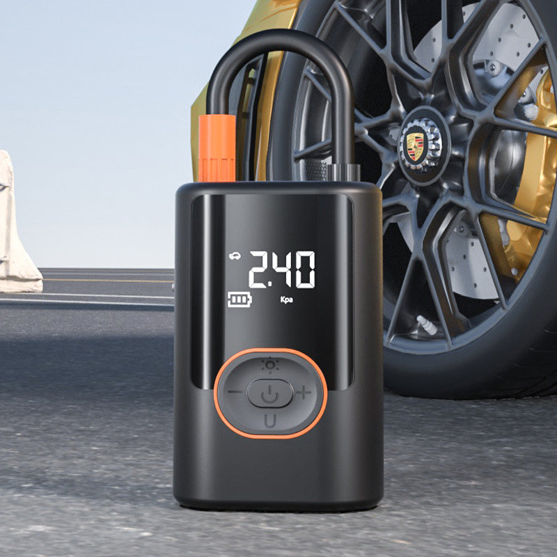 Vehicle-mounted portable air compressor, high-pressure inflation for cars, fast charging