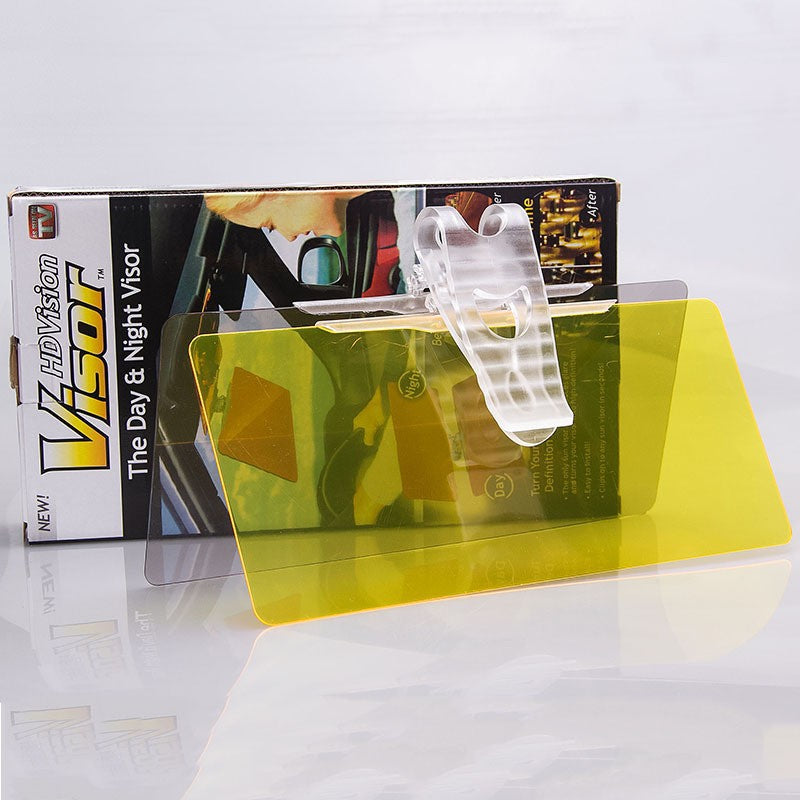 Car anti glare mirror and car sunshade mirror