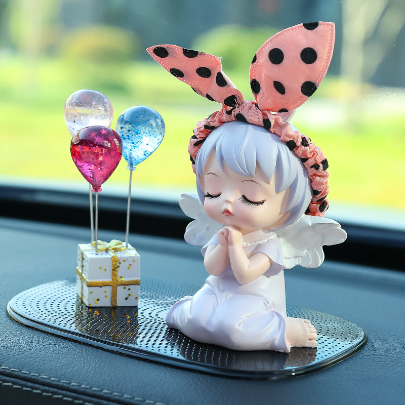 Car Ornaments Cute Angel Car Interior Decoration Supplies