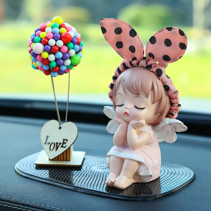 Car Ornaments Cute Angel Car Interior Decoration Supplies