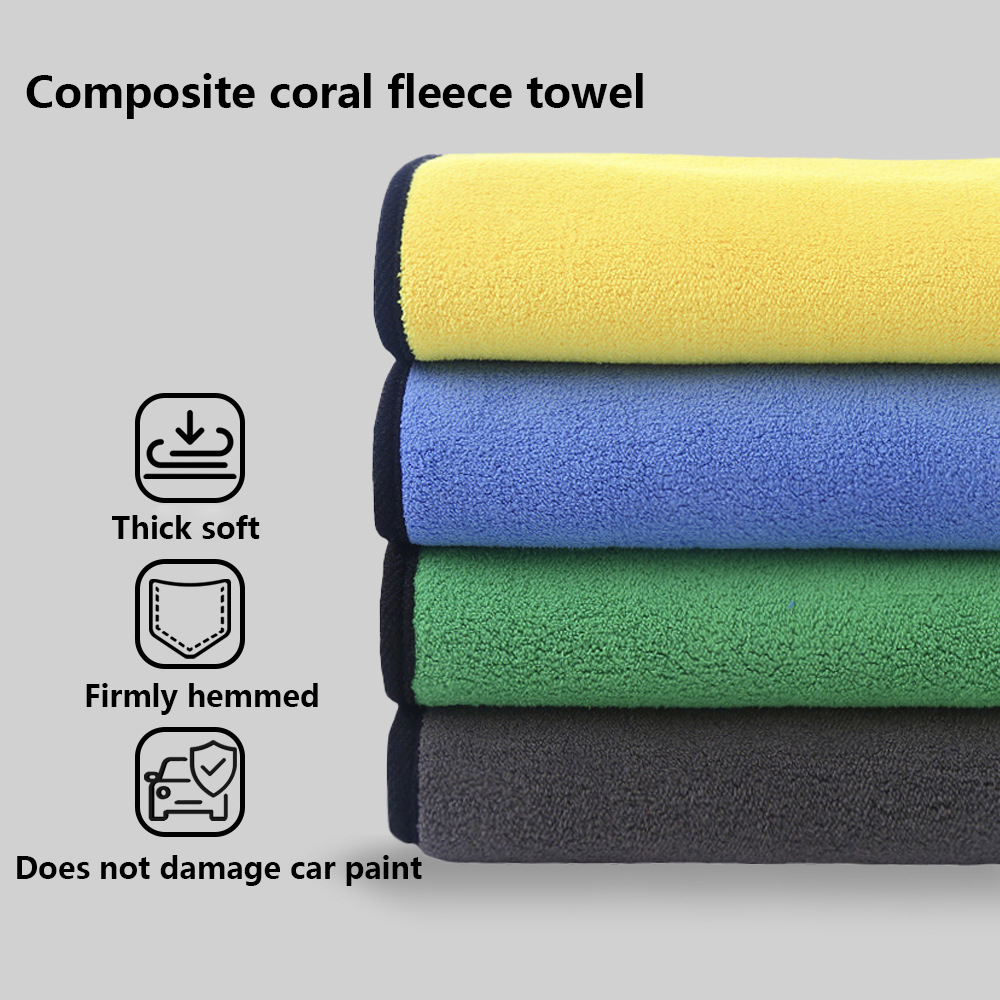 Special water - absorbing towel for cleaning car glass, a product for car washing and cleaning