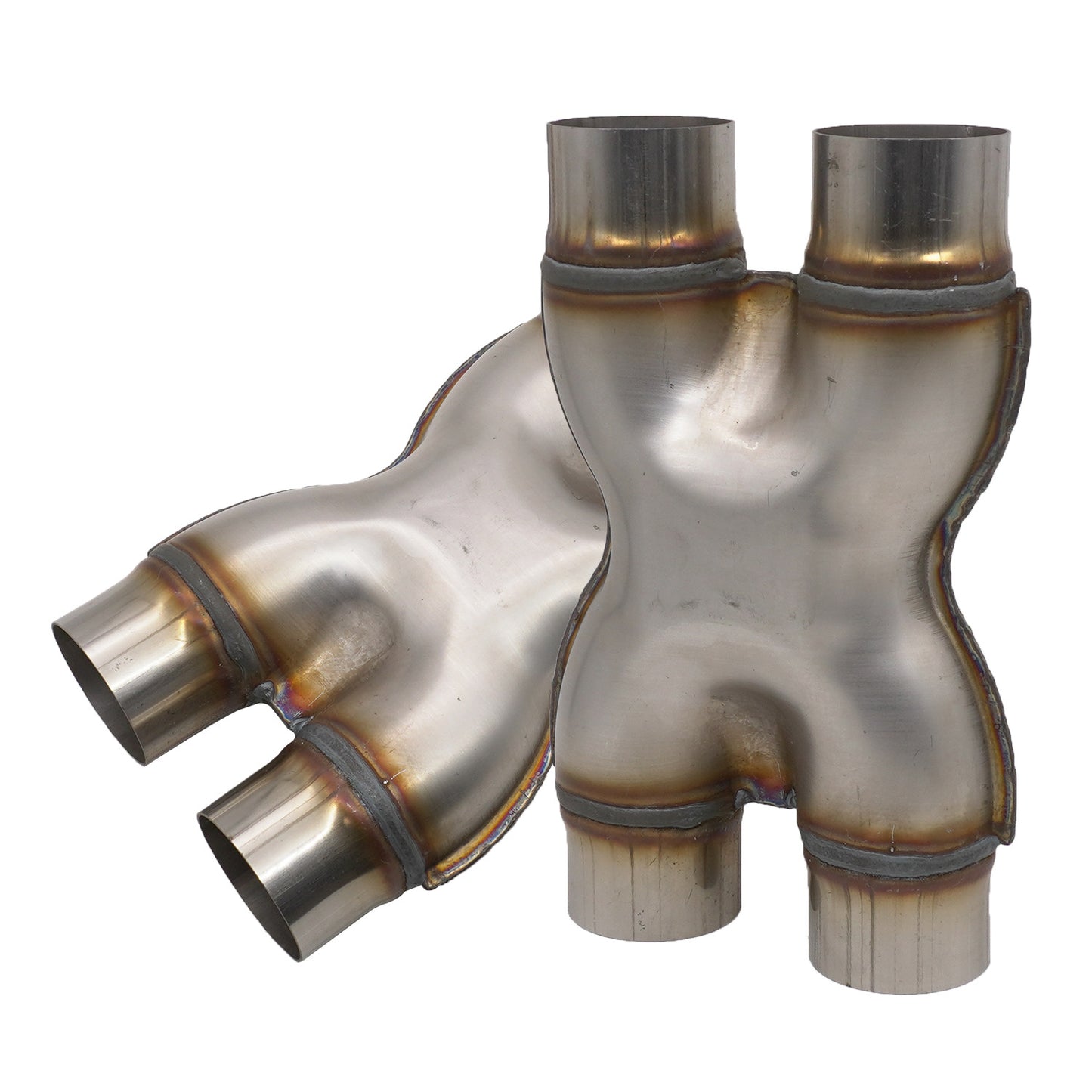 H X-shaped four-way connecting pipe of 409 stainless steel exhaust pipe for automobiles
