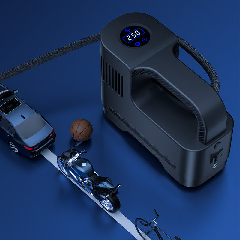 Portable Wireless Smart Car Air Pump – Electric Inflator with Digital Display
