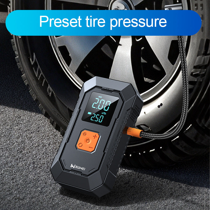 Car emergency starter power supply and air compressor all-in-one machine