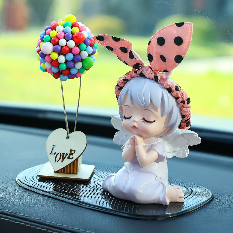 Car Ornaments Cute Angel Car Interior Decoration Supplies