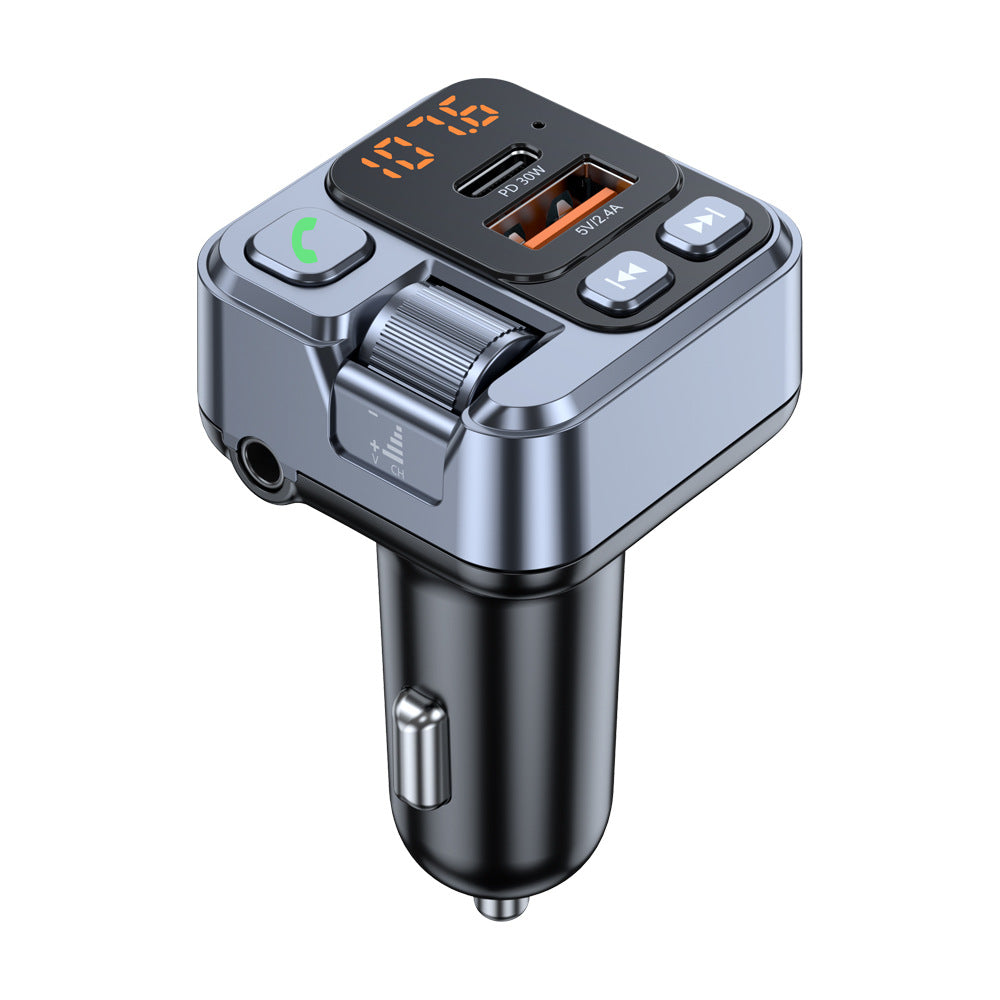Car MP3 Player – FM Transmitter with PD30W Fast Charging + 2.4A Car Charger