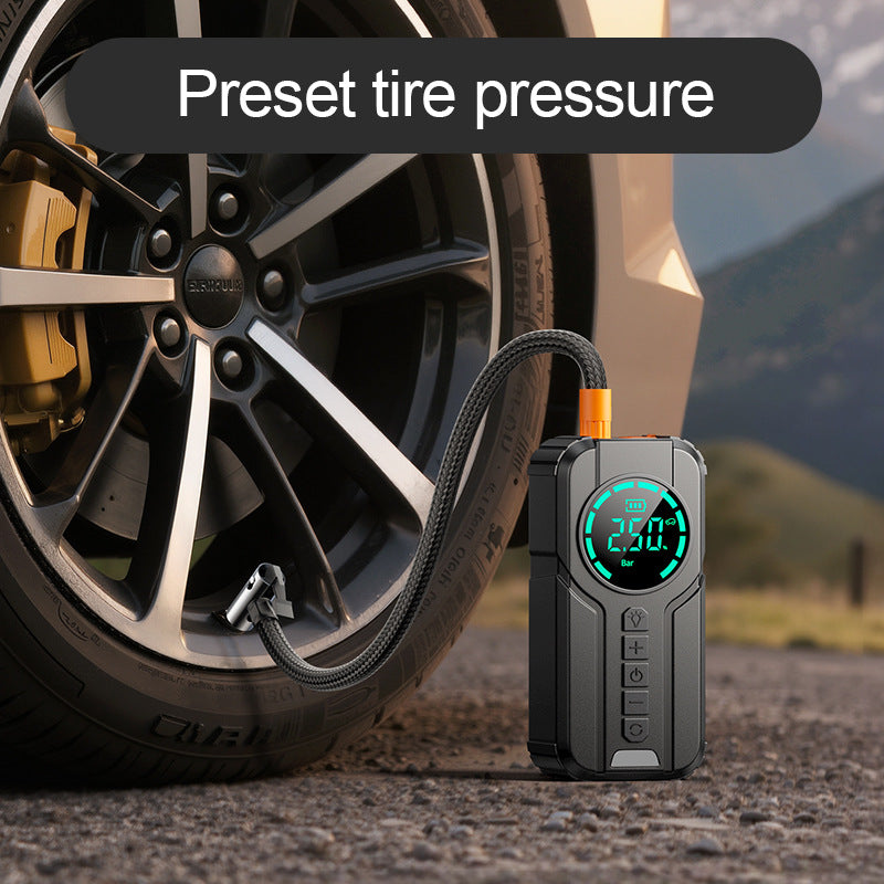 Car emergency starter power supply, car air compressor all-in-one machine, car battery emergency device