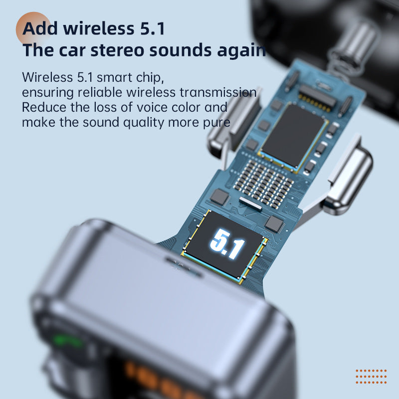 Car MP3 Player – FM Transmitter with PD30W Fast Charging + 2.4A Car Charger