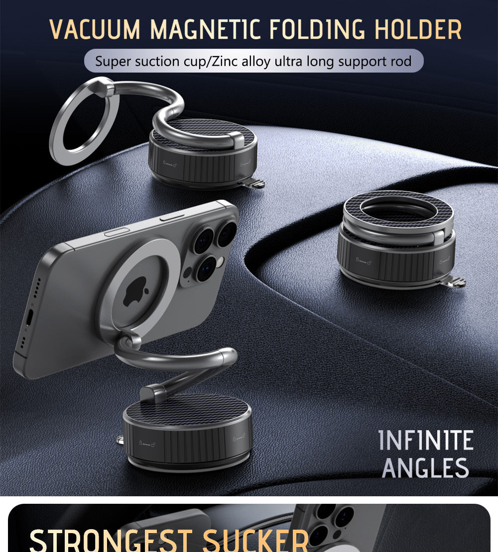 Magnetic car phone holder for car navigation