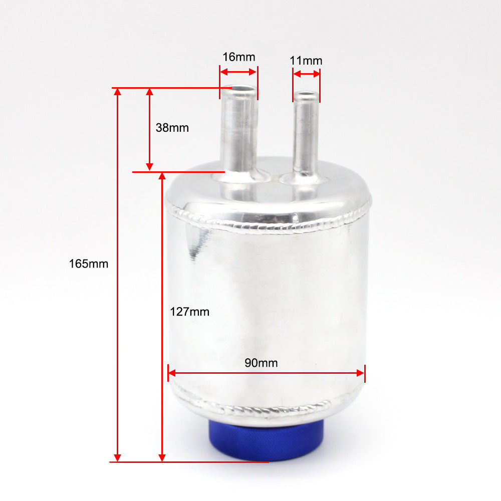 Universal Automotive Power Steering Fluid Reservoir