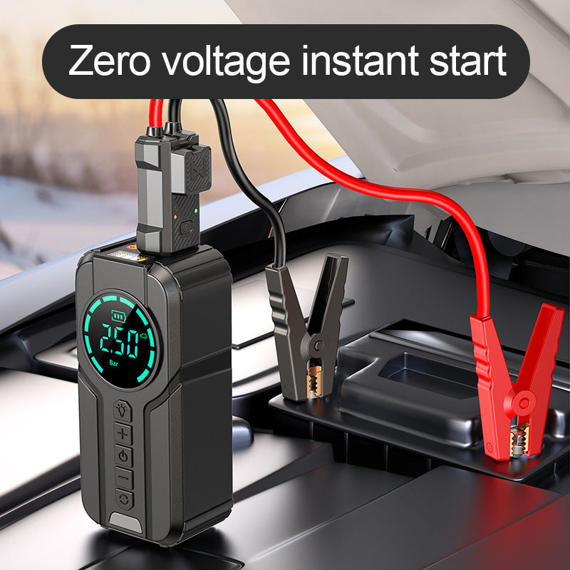 Car emergency starter power supply, car air compressor all-in-one machine, car battery emergency device