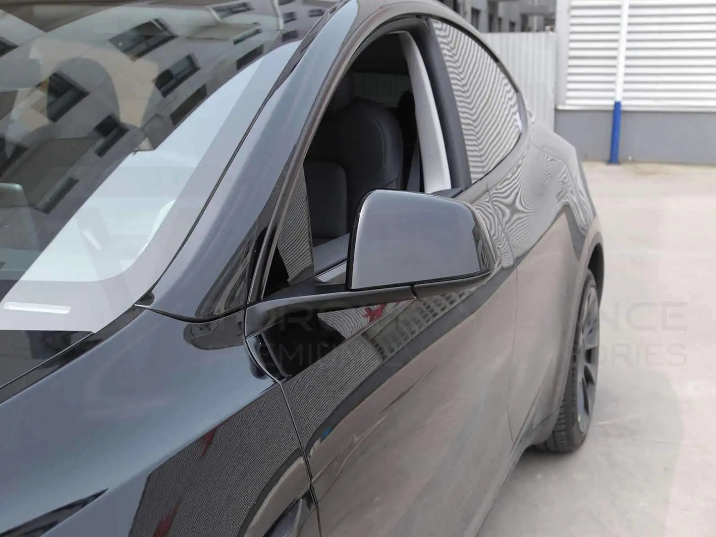 Rear View Mirror Shell Replacement Cover For Tesla Model Y Model 3 2018-2023 Highland 2024 Rearview Mirror Caps Replace Part