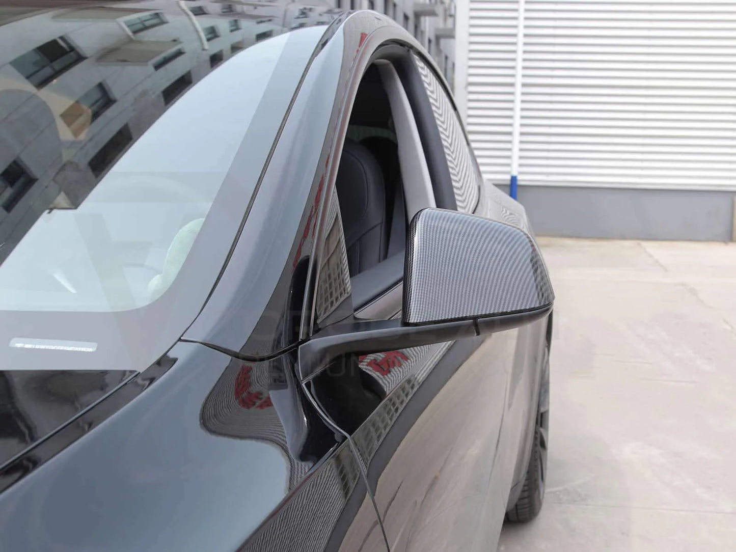 Rear View Mirror Shell Replacement Cover For Tesla Model Y Model 3 2018-2023 Highland 2024 Rearview Mirror Caps Replace Part