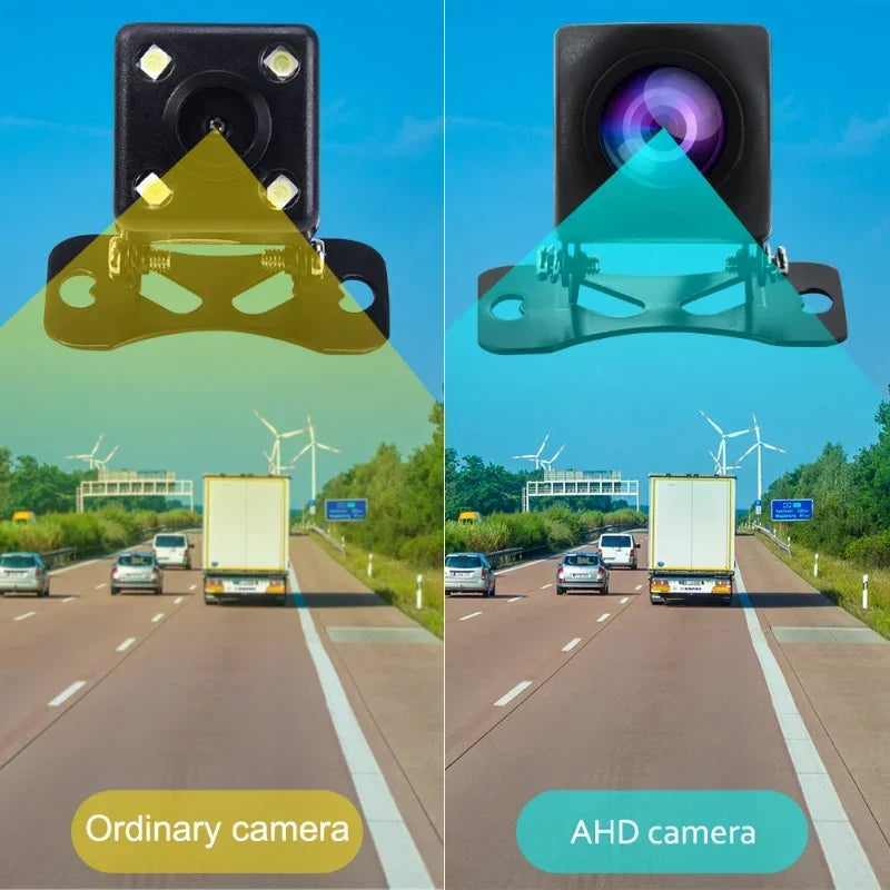 Universal HD 1080P AHD Car Rear Camera 170 Wide Angle CVBS CCD for Car Radio Night Vision and Waterproof Vehicle Parking Reverse
