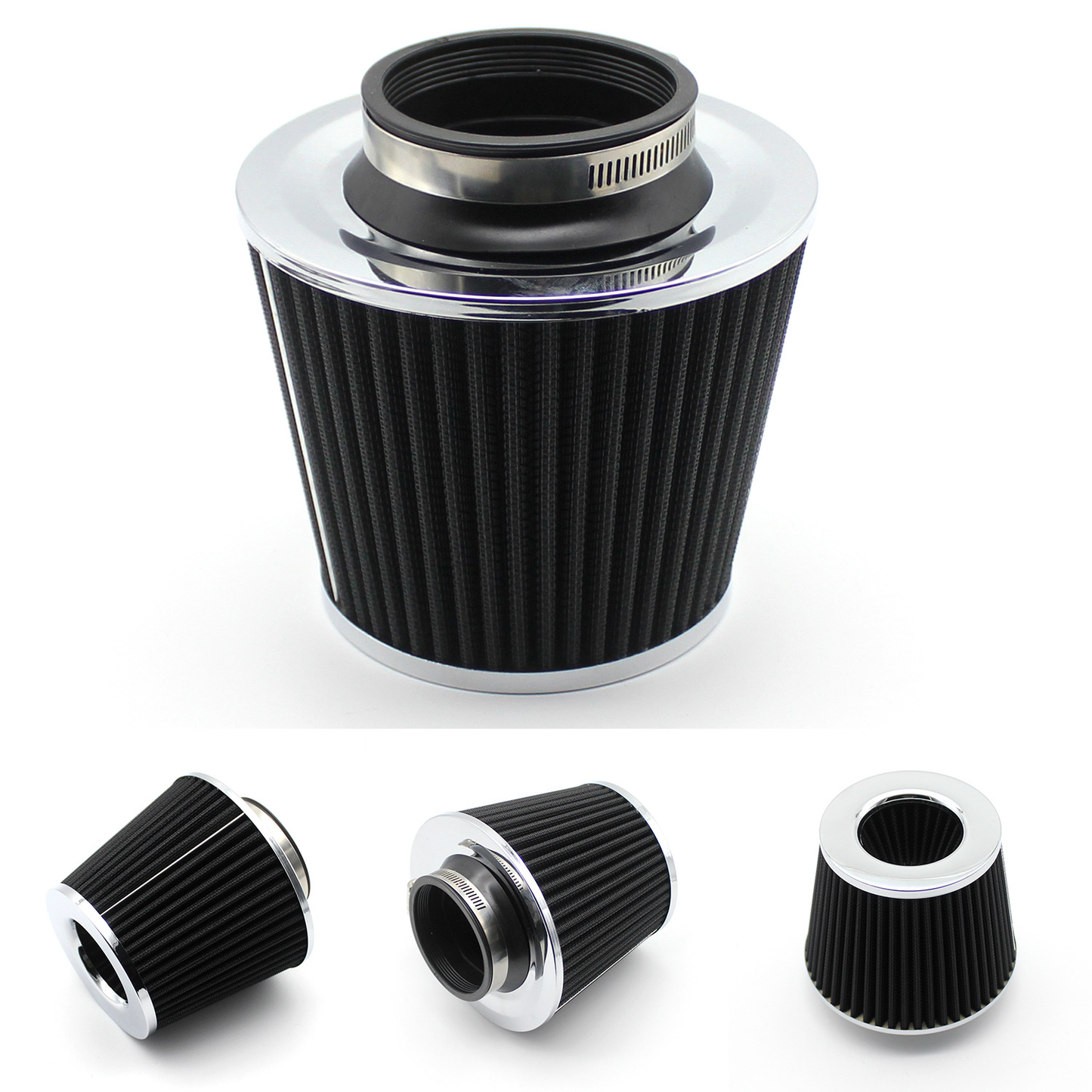 Automotive Cold Air Intake Mushroom - shaped Air Filter, 3 - inch (76mm) Filter