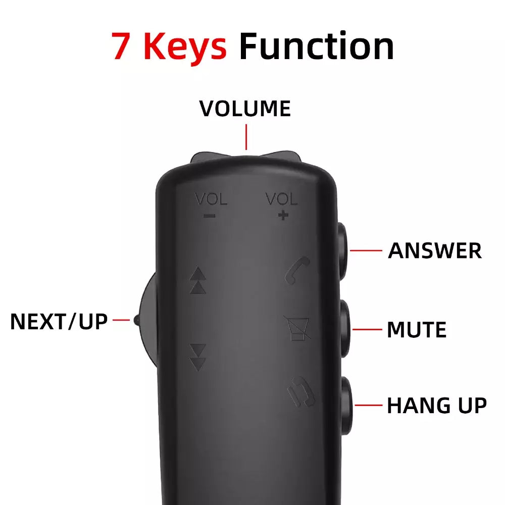 Universal Automotive Steering Wheel Control System Buttons