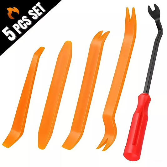 5 Auto Trim Removal Tool Kit Car Panel Door Window Fastener Remover Pry Tool Set