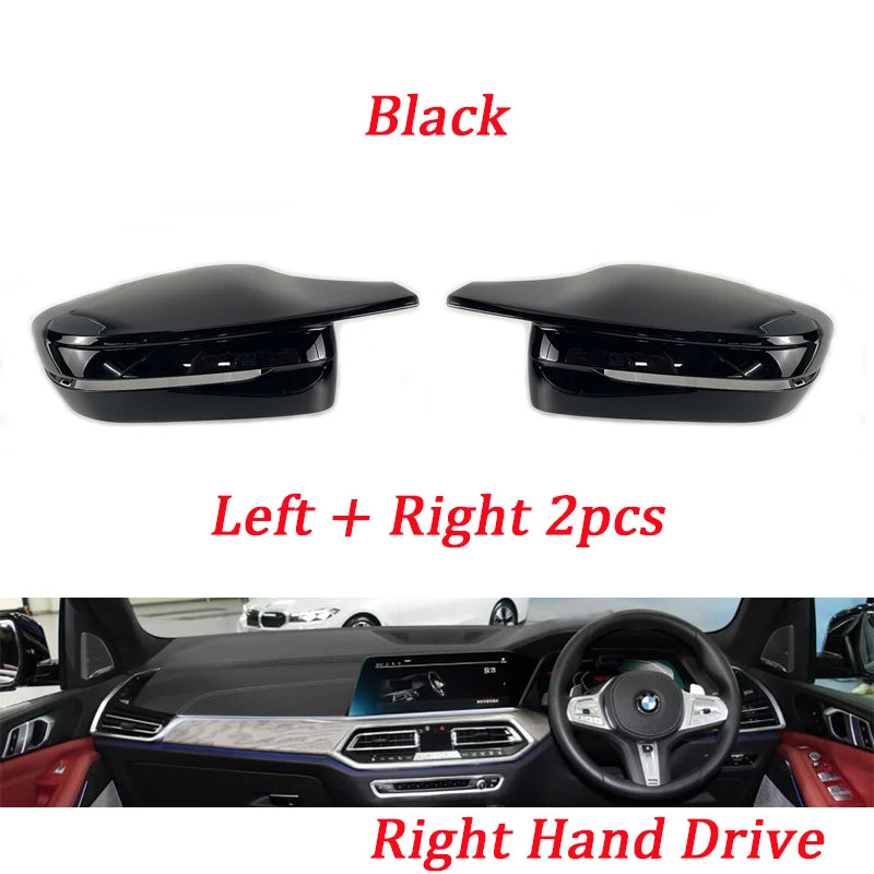 Mirror Cover M Style Car Side Rearview Mirror Cover Cap For BMW 3 4 5 7 8 Series G20 G21 G30 G38 G22 G23 G11 G12 G15 G16 LHD RHD