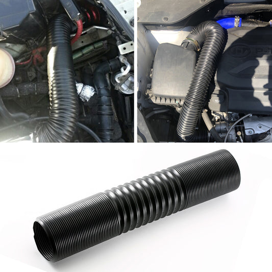 Automotive Intake Telescopic Tube, 63/76mm Universal Intake Air - guiding Elbow Tube