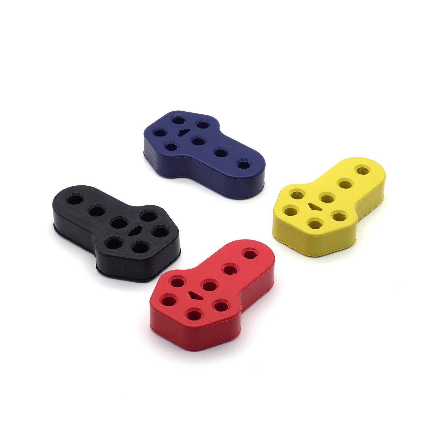 Automotive exhaust pipe fixed hanging rubber with 7-hole lug