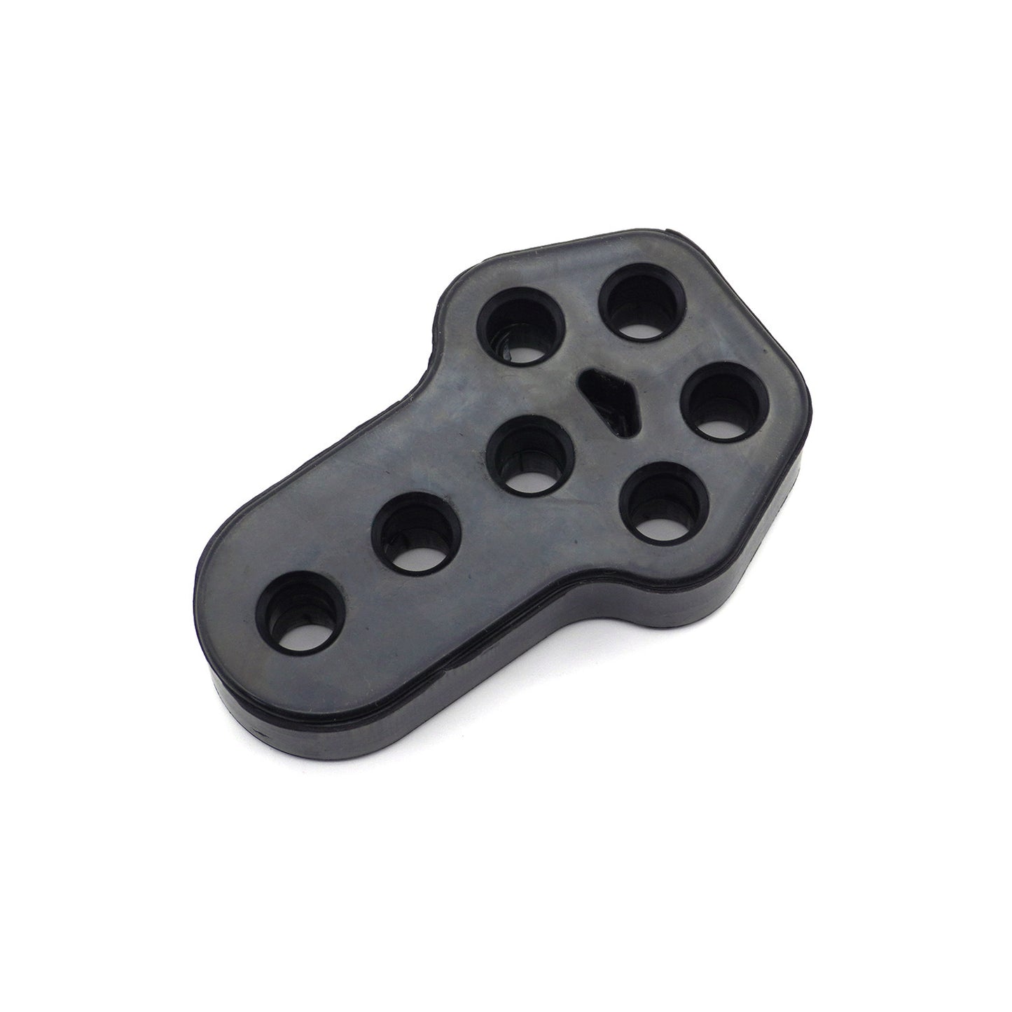 Automotive exhaust pipe fixed hanging rubber with 7-hole lug