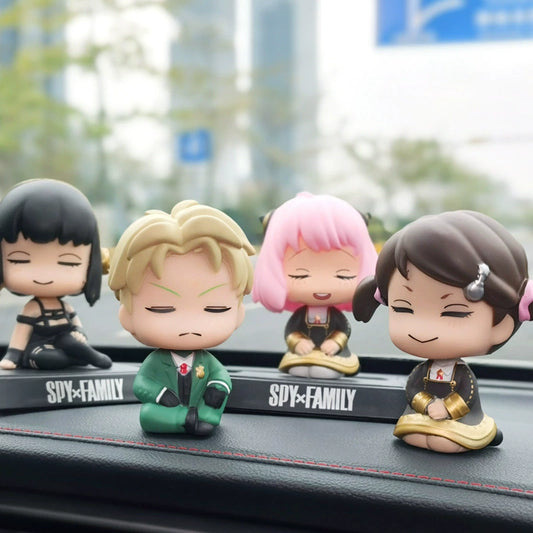 Spy×Family cartoon car ornaments, nodding dolls, car interior accessories, decorative dolls