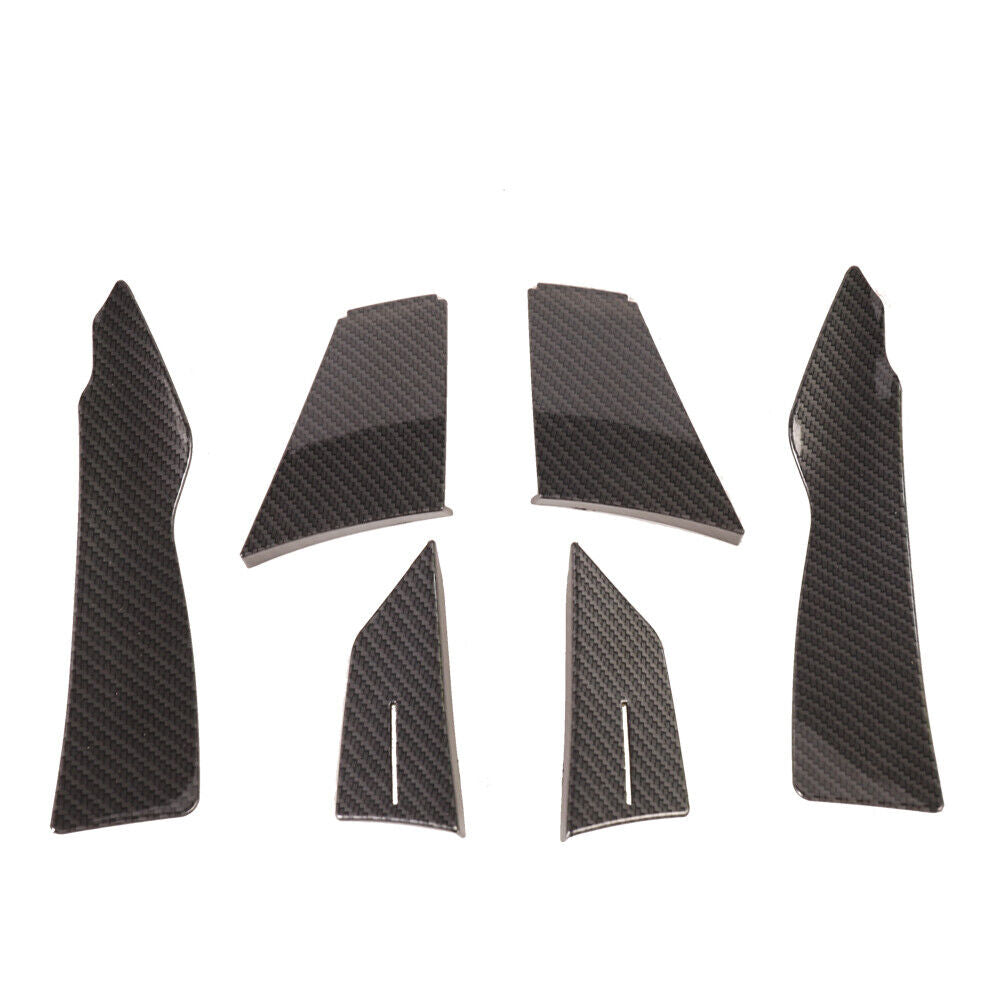 Carbon Fiber Front Bumper Splitter Canard Fins Fits For Subaru /BWM M3 M4 /Honda