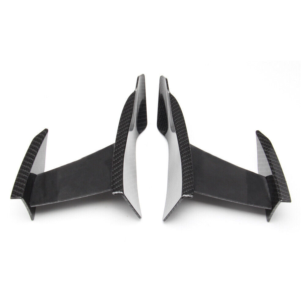 Carbon Fiber Front Bumper Splitter Canard Fins Fits For Subaru /BWM M3 M4 /Honda